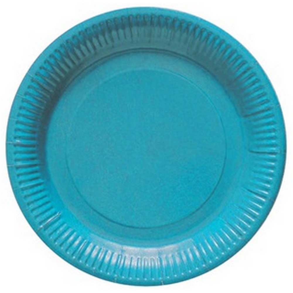 Lot de 8 assiettes couleurs en carton pour événements festifs