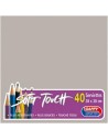 40 grandes serviettes en papier taupe