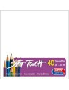 40 grandes serviettes en papier blanc