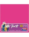 40 grandes serviettes en papier fuchsia
