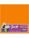 40 grandes serviettes en papier orange