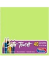 40 grandes serviettes en papier vert