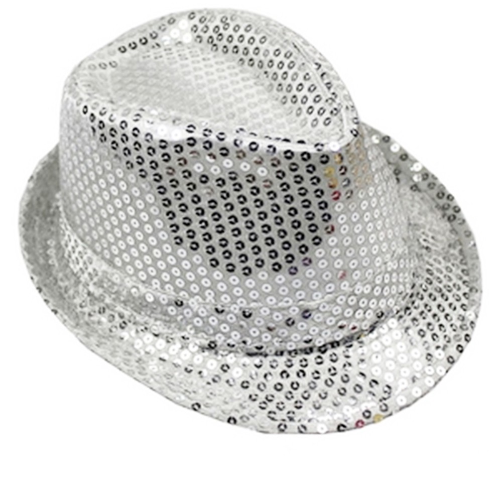 Chapeau borsalino sequins brillants