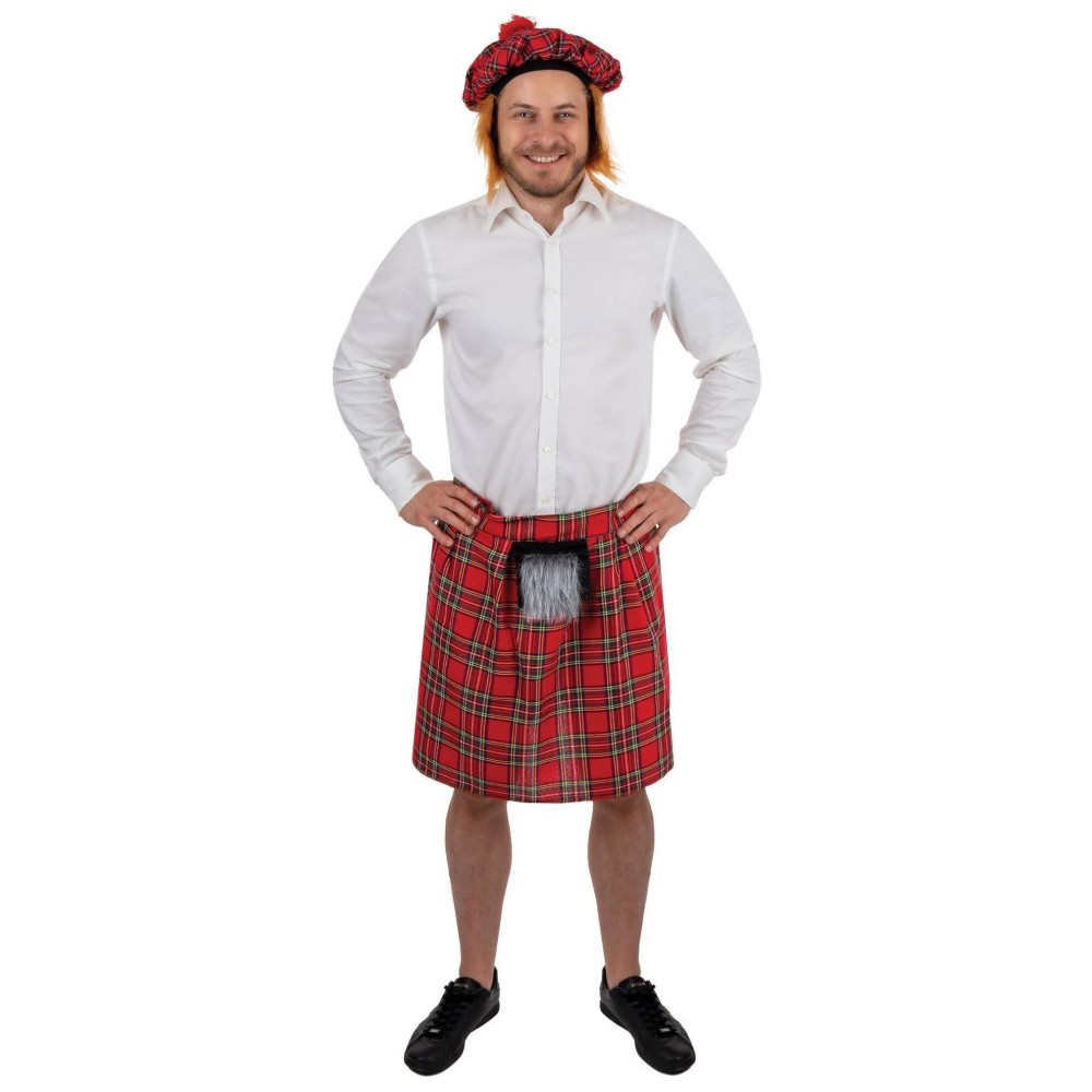 Kilt écossais rouge