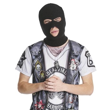 Cagoule noire de voleur