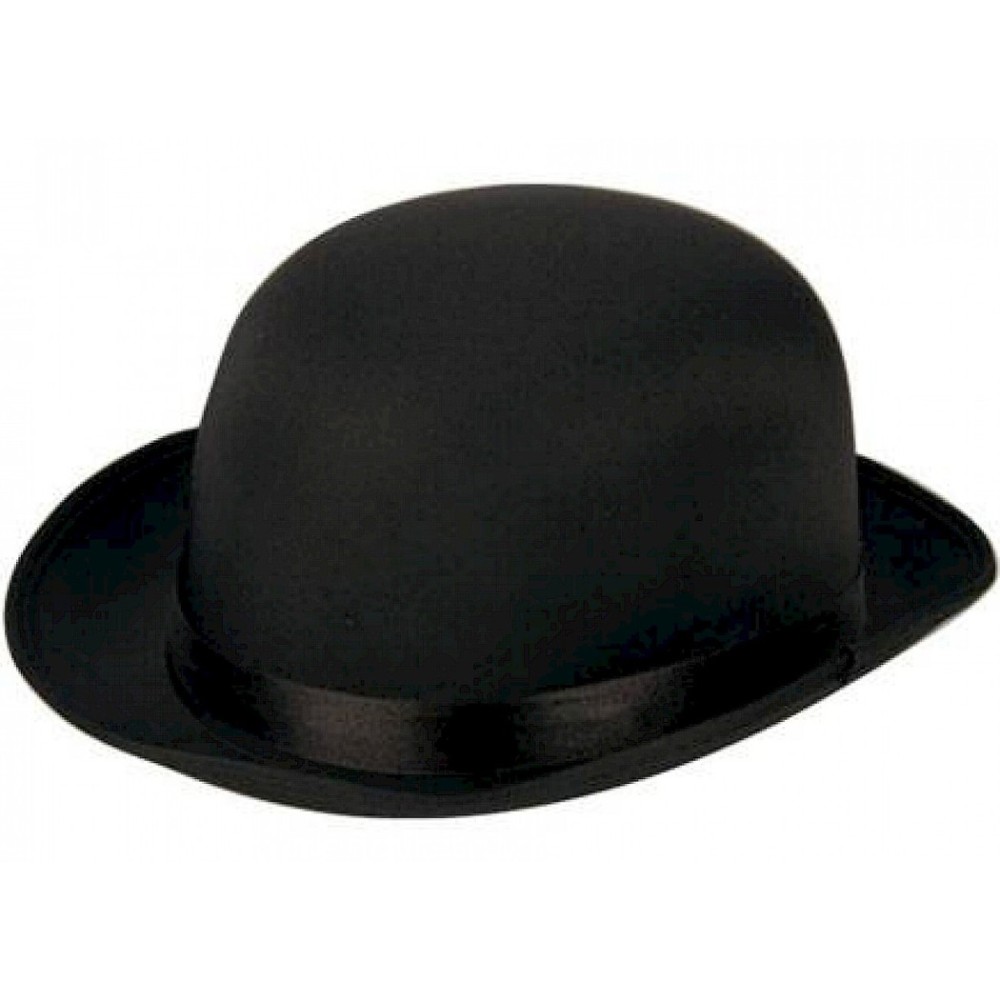 Chapeau melon feutre noir
