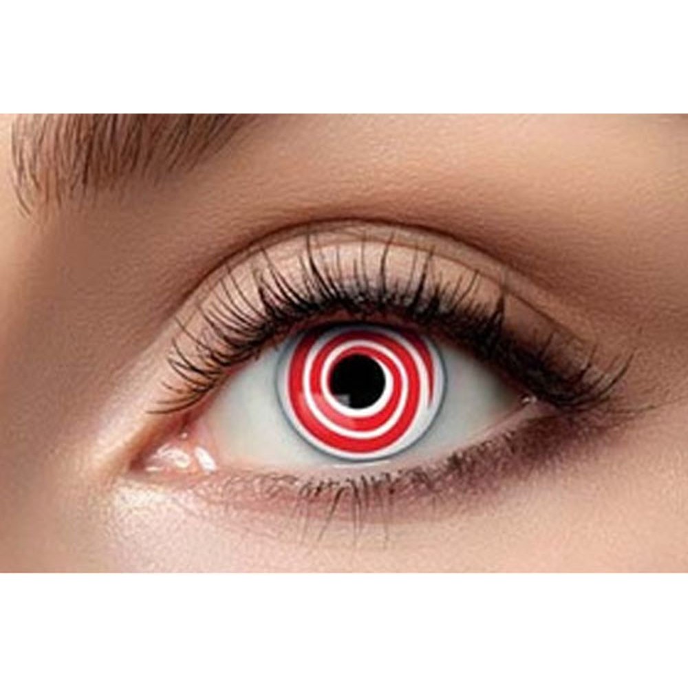 Lentilles spirale rouge