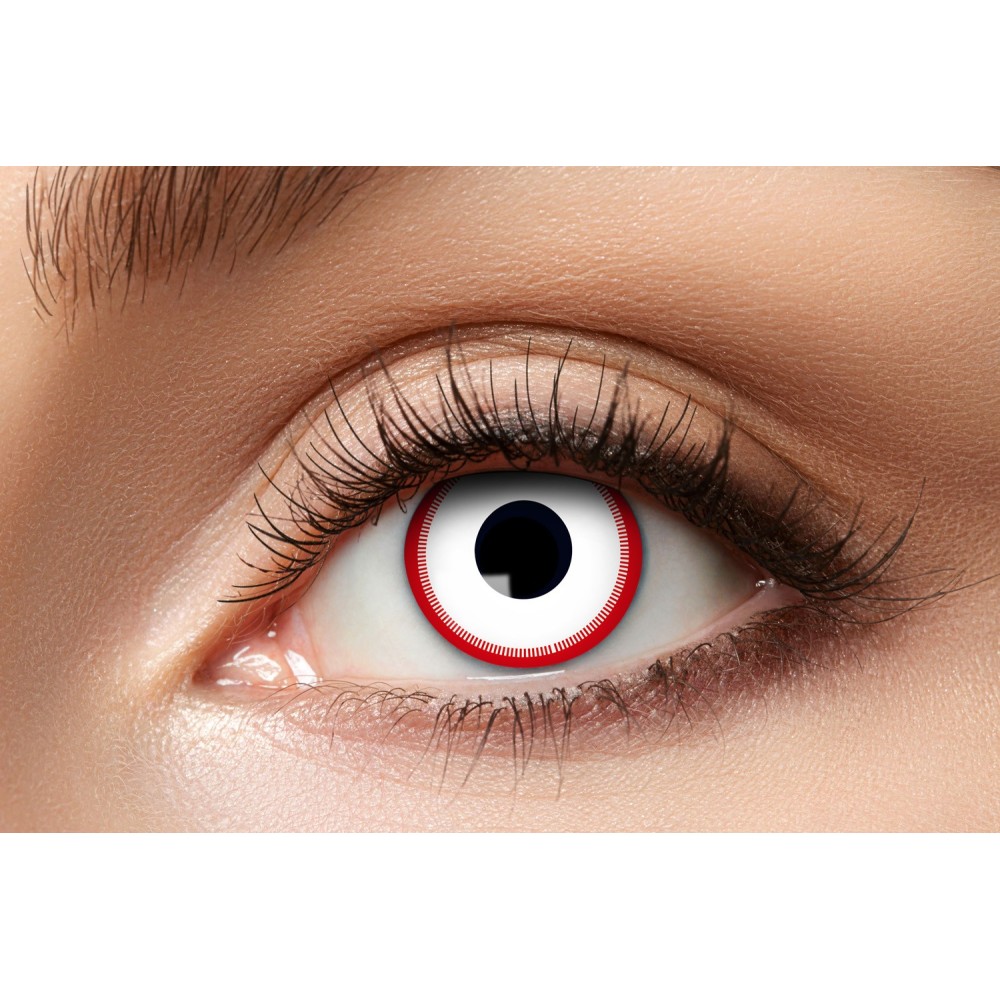 Lentilles cercle rouge Saw