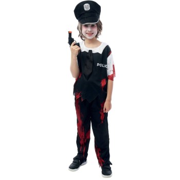 Déguisement policier zombie enfant Lille