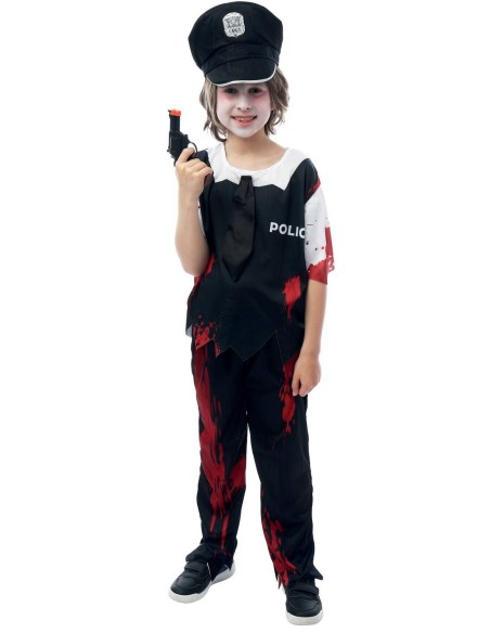 Déguisement policier zombie enfant Lille