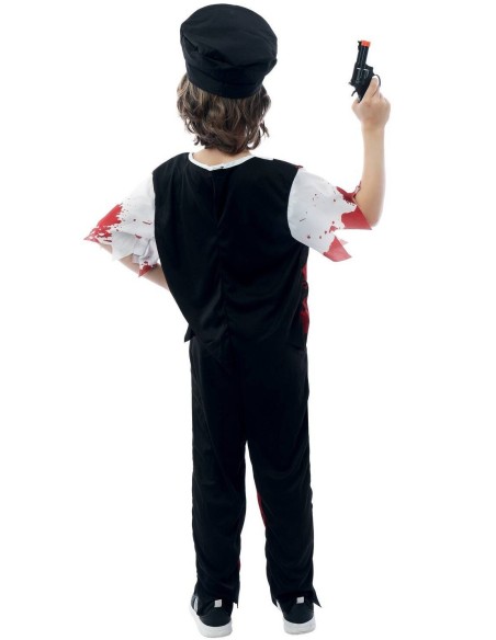 Déguisement policier zombie enfant