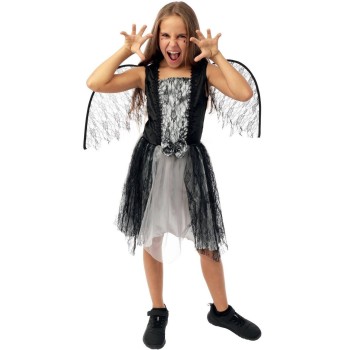 Déguisement ange Halloween enfant avec robe et ailes