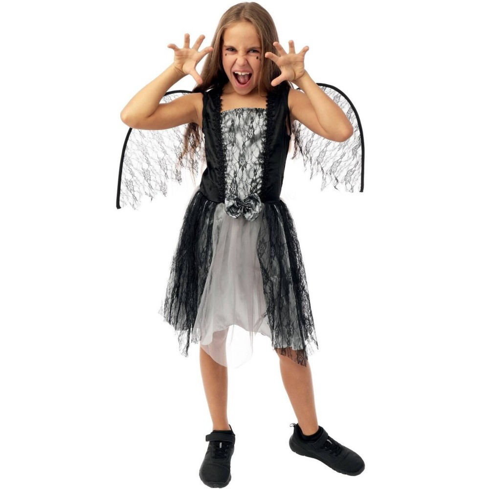 Déguisement ange Halloween enfant avec robe et ailes
