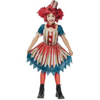 Déguisement de clown vintage pour fille