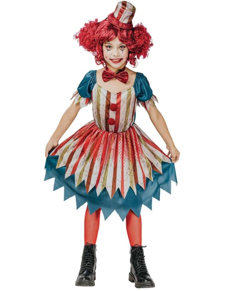 Déguisement de clown vintage pour fille