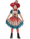 Déguisement de clown vintage pour fille
