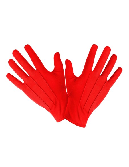 Paire de gants rouges