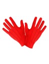 Paire de gants rouges