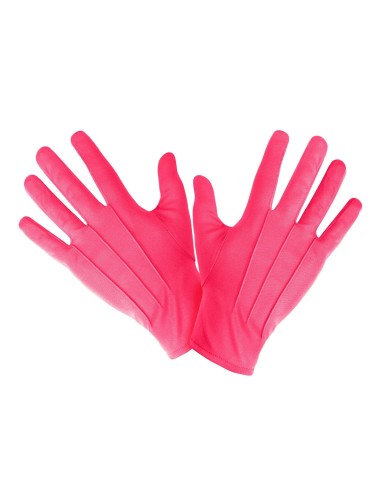 Paire de gants roses