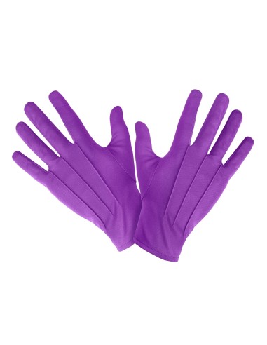 Paire de gants violets
