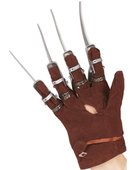 Gant main de Freddy avec griffes