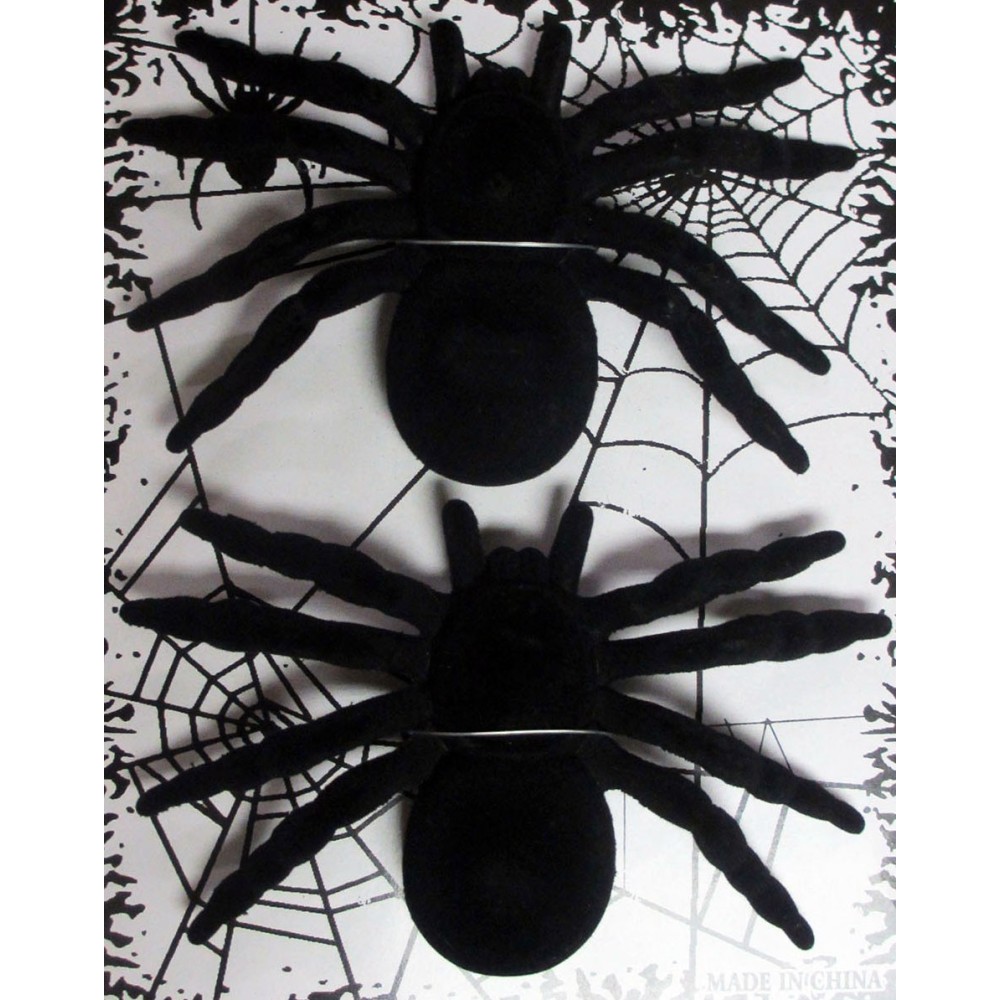 2 araignées déco Halloween