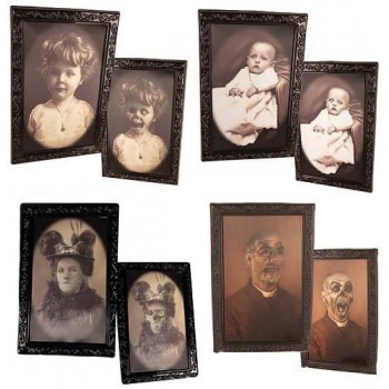 Cadre photo holographique images halloween qui changent
