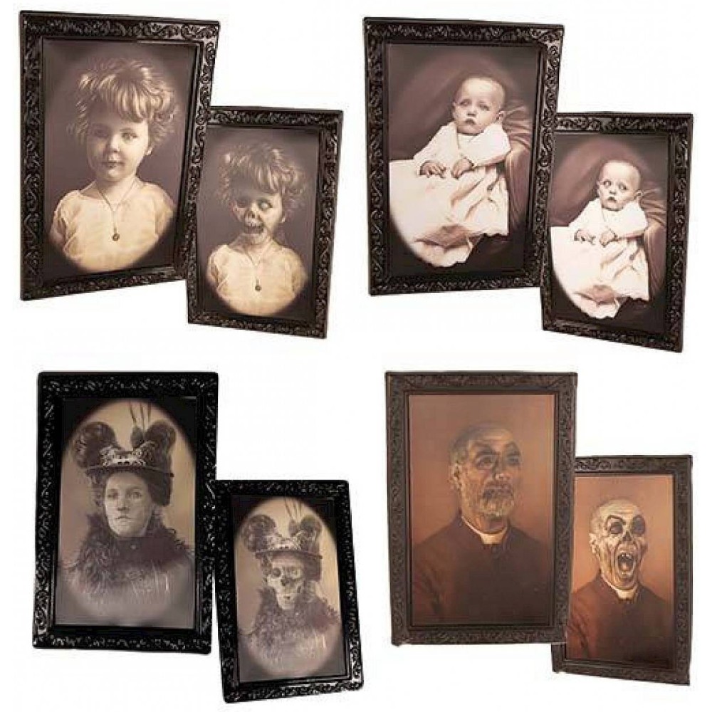 Cadre photo holographique images halloween qui changent