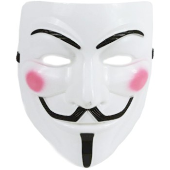 Masque Anonymous blanc rigide