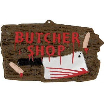 Panneau de boucher Bucher Shop Halloween