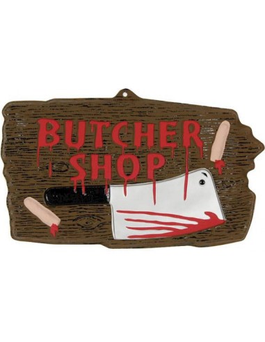 Panneau de boucher Bucher Shop Halloween