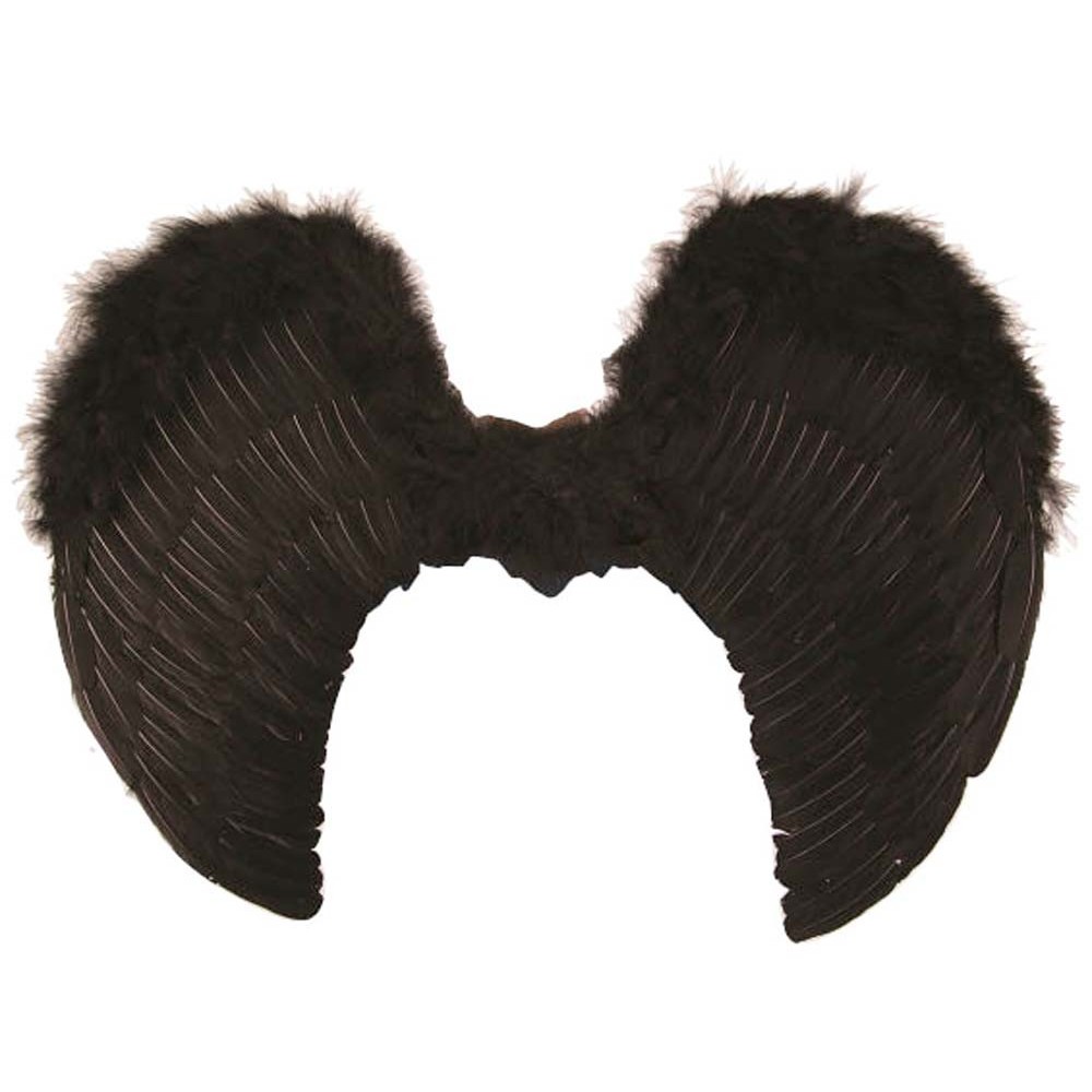Grandes ailes noires d'ange