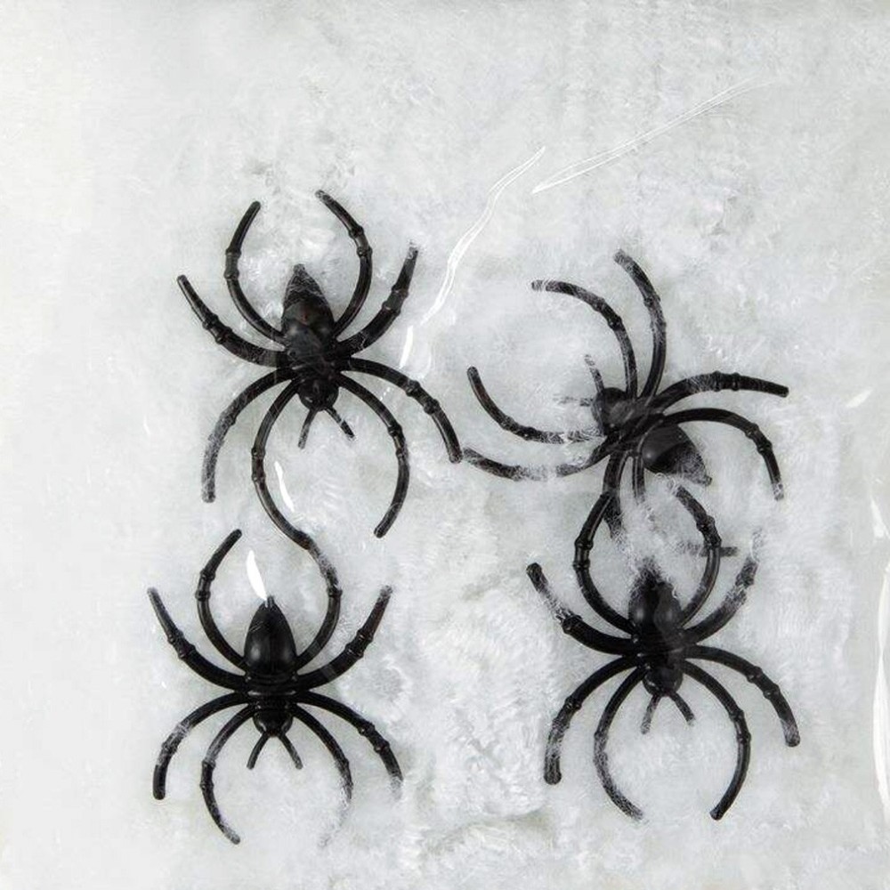 Toile d'araignée blanche pour déco de salle et maison à Halloween