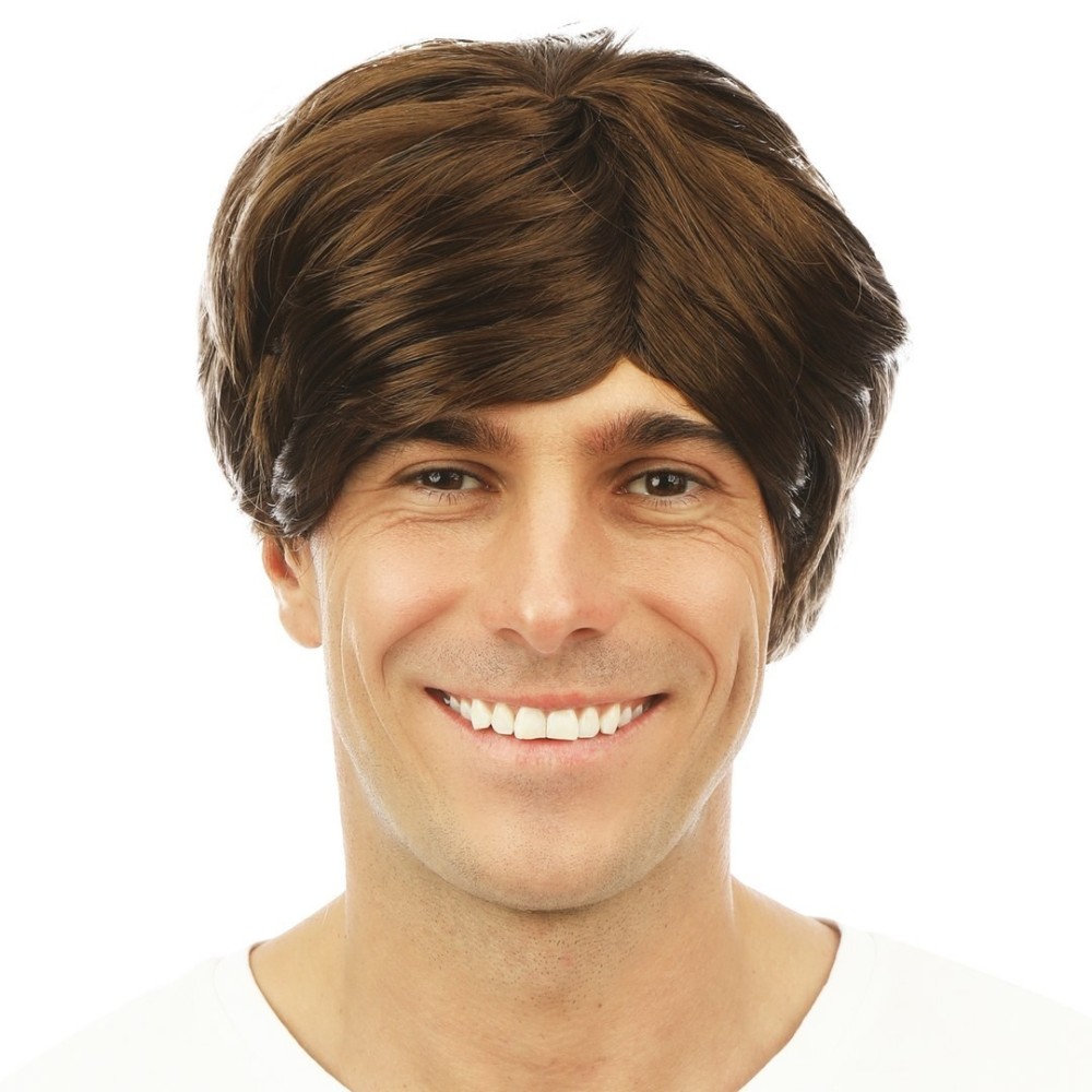 Perruque courte raide blonde