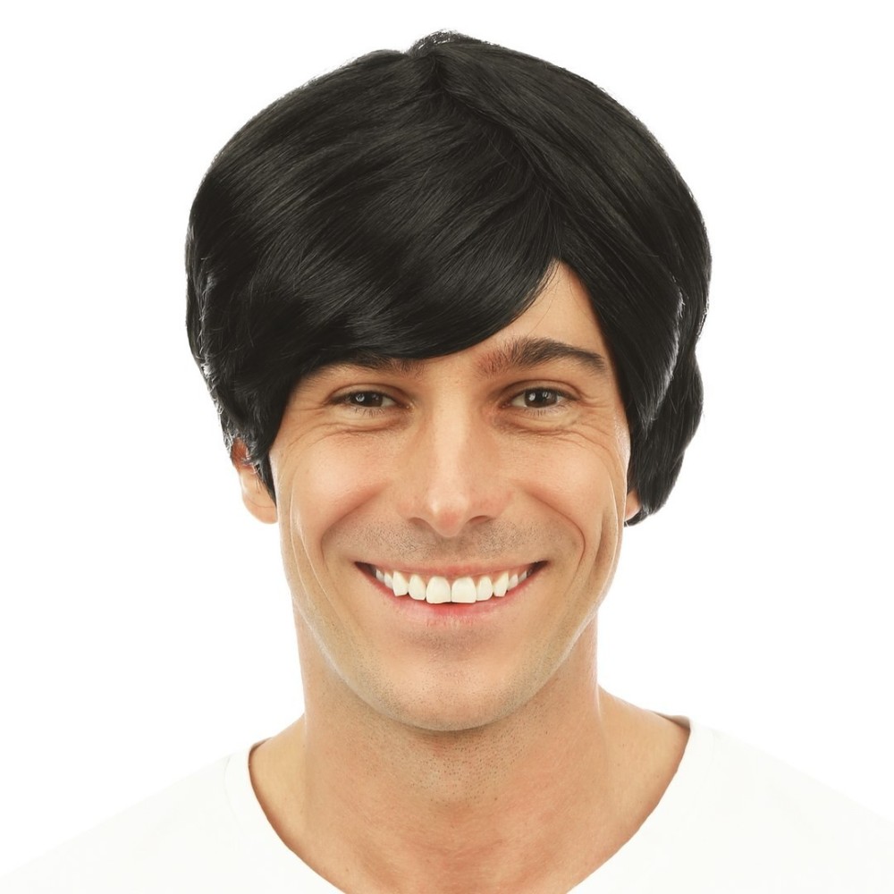 Perruque courte raide blonde