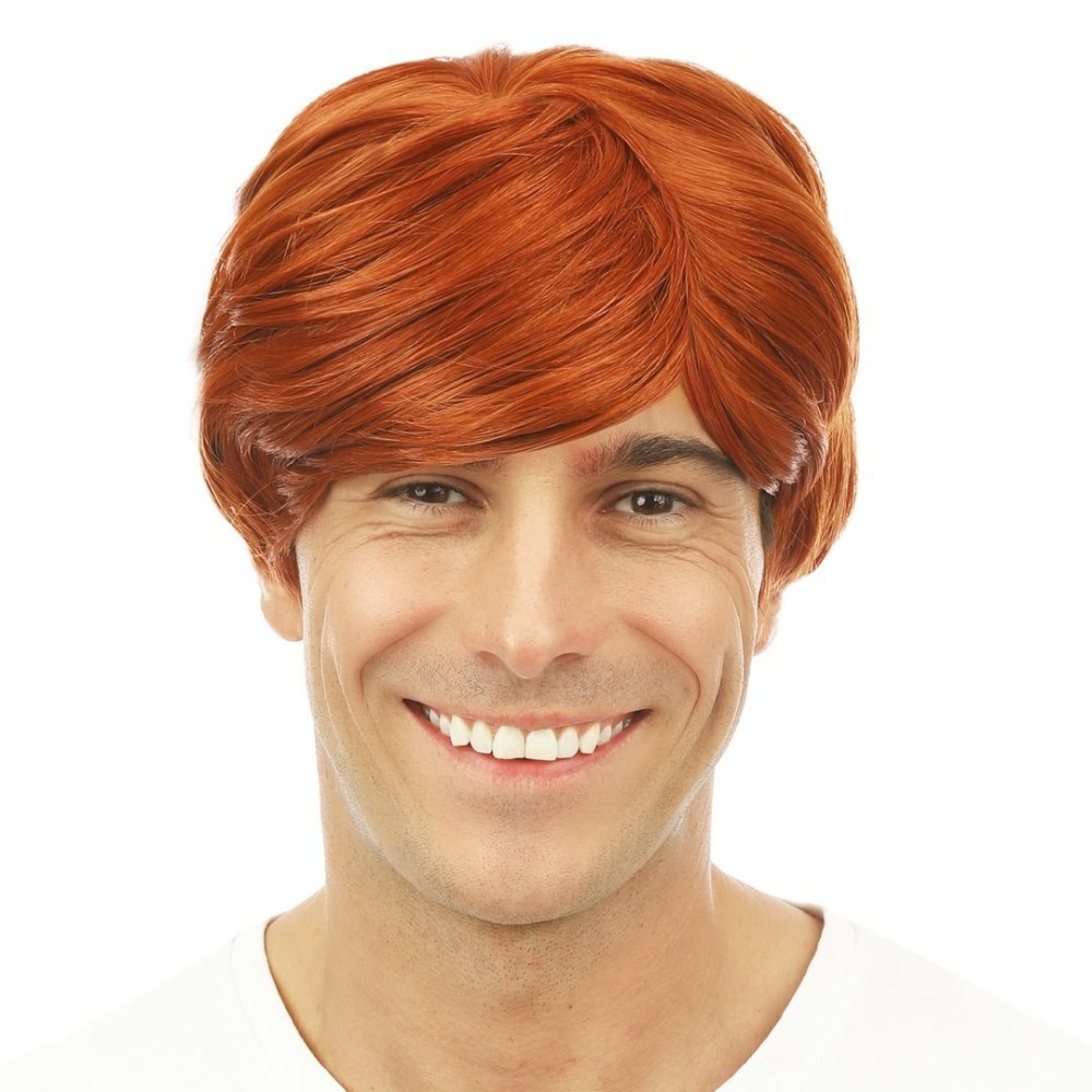 Perruque courte raide blonde