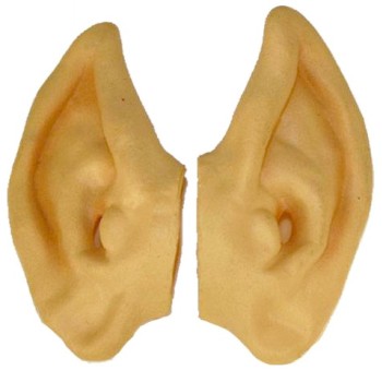 Paire d'oreilles d'elfe pour déguisement de lutin