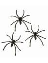 Sachet de 20 petites araignées noires pour déco Halloween