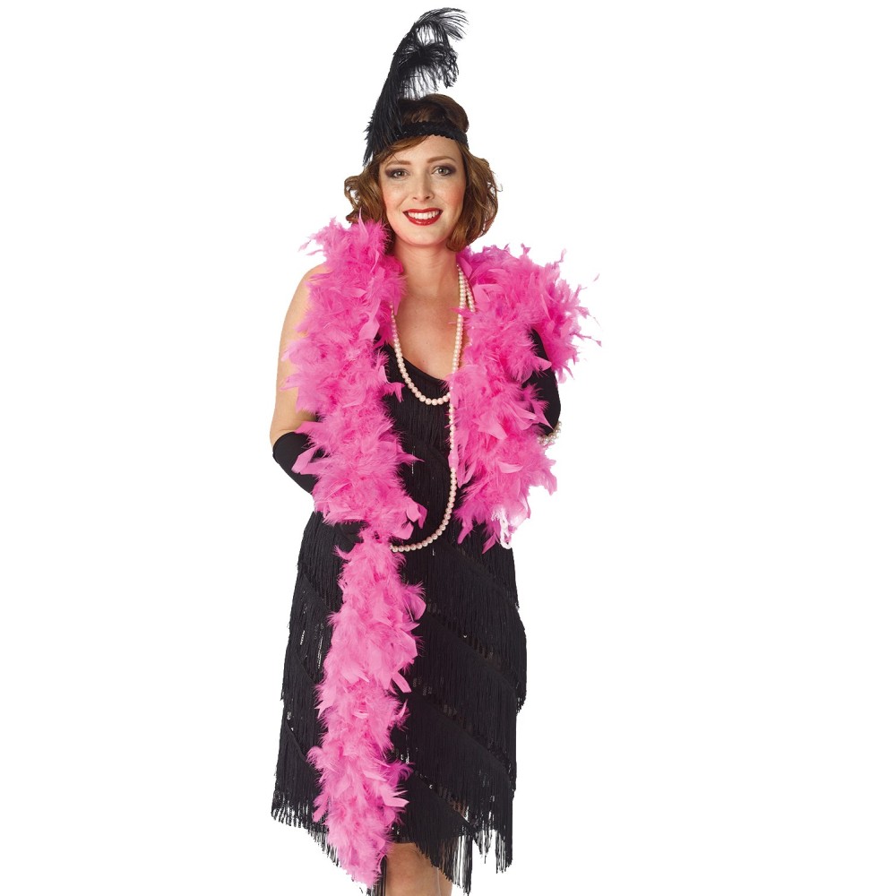 Boa à plumes couleur