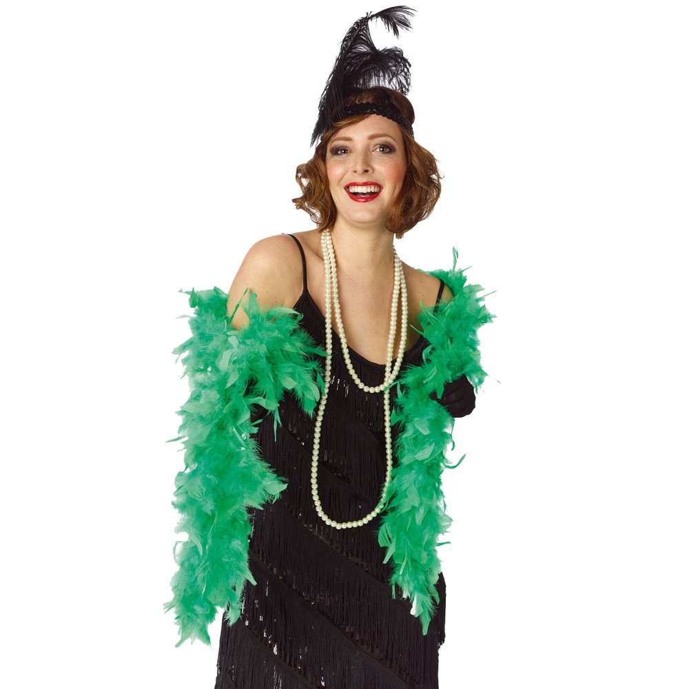 Boa à plumes couleur