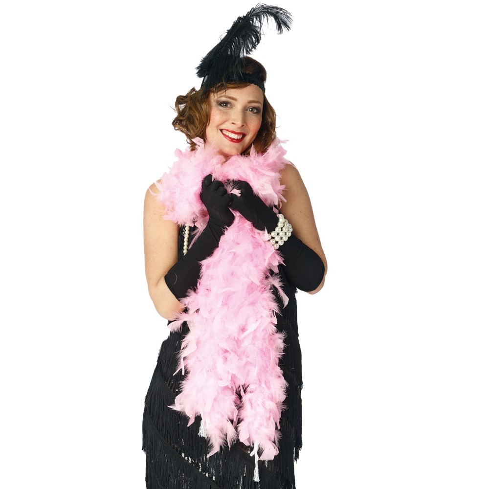 Boa à plumes couleur