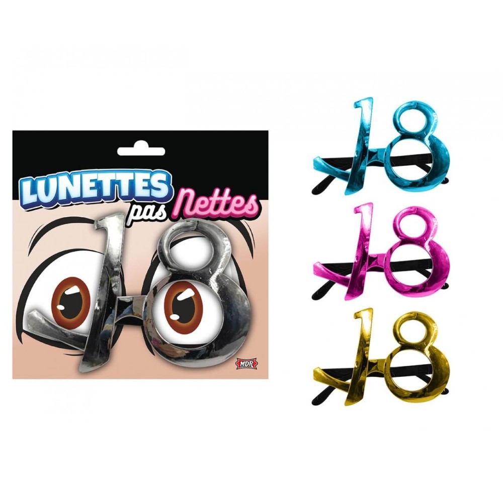 Lunettes anniversaire 18 ans