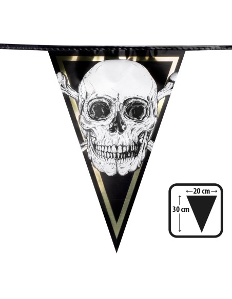 Guirlande fanions pirate 4m