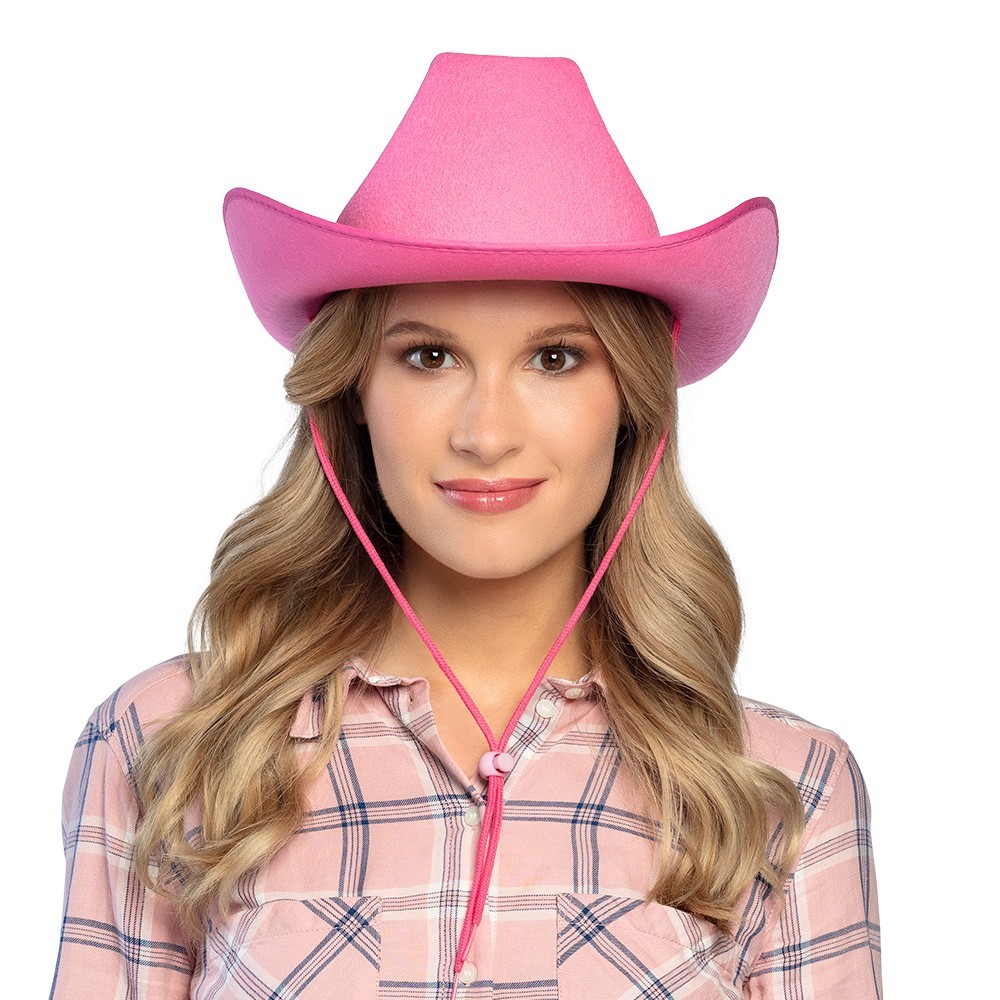Chapeau cow-girl rose