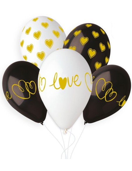 5 ballons love