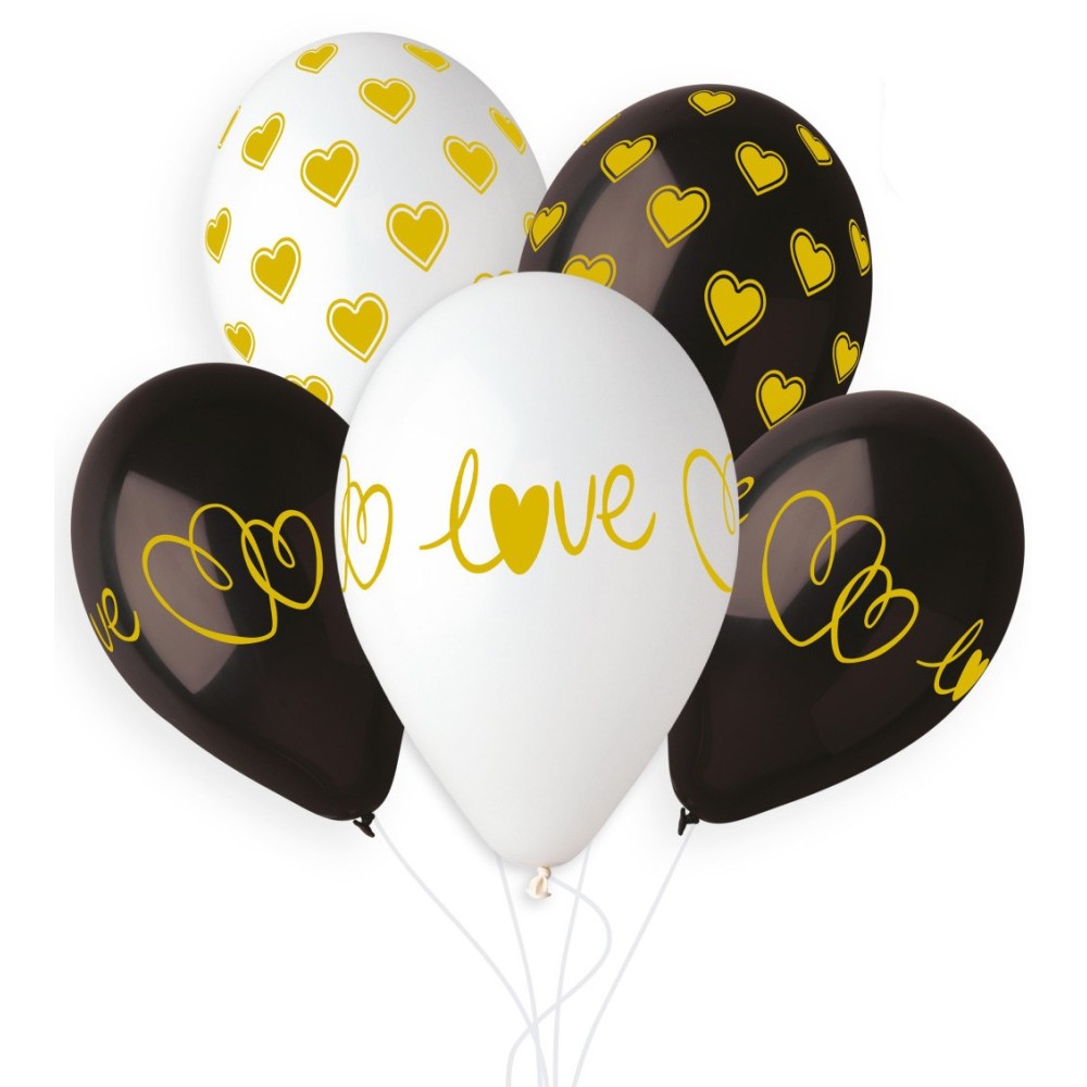 5 ballons love