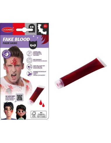 Tube de faux sang 28ml pour maquillage Halloween