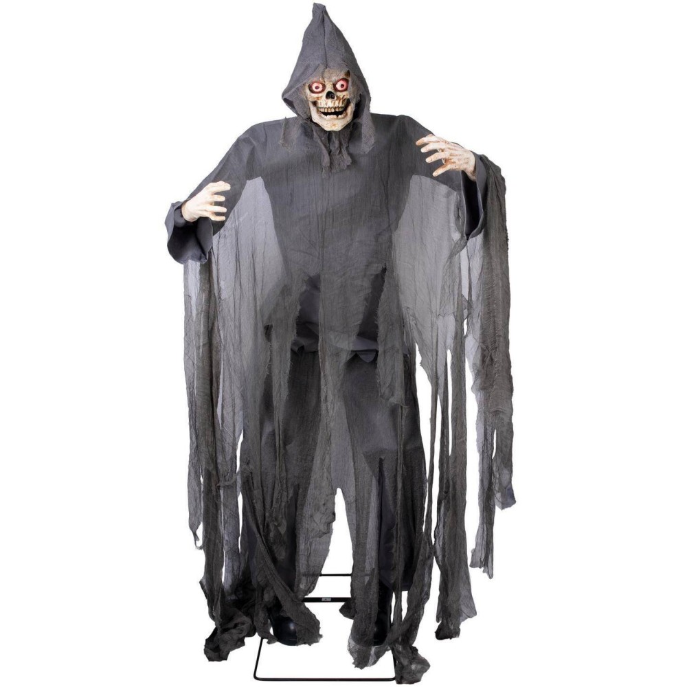 Squelette géant décoration animée et sonore pour Halloween