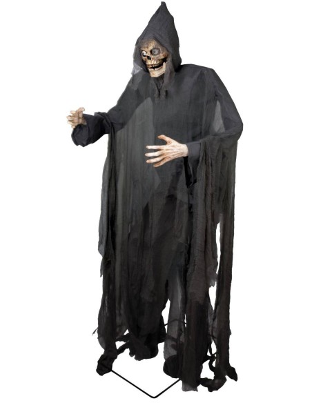 Squelette géant décoration animée et sonore pour Halloween