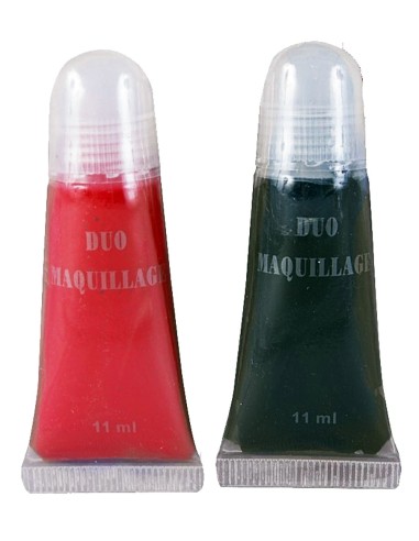 Fard gras noir et rouge
